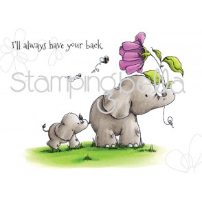 I'll ALWAYS HAVE YOUR BACK STUFFIES (includes 2 rubber stamps)